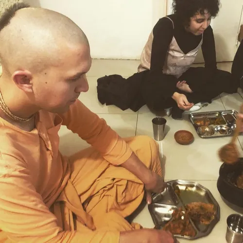 The Hare Krishna Monk