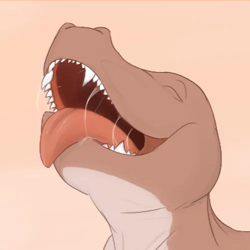 A VERY horny Mr.Dinosaur