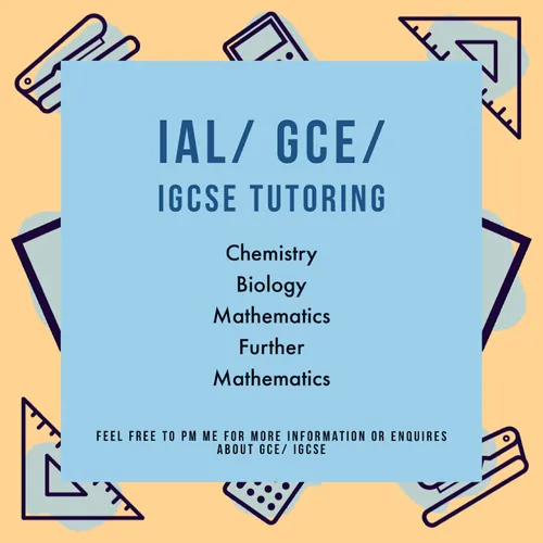 IAL and IGCSE intensive course
