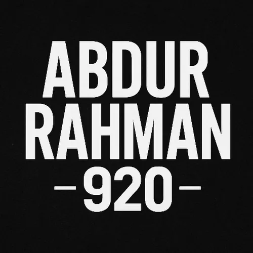 ABDUR RAHMAN 920 